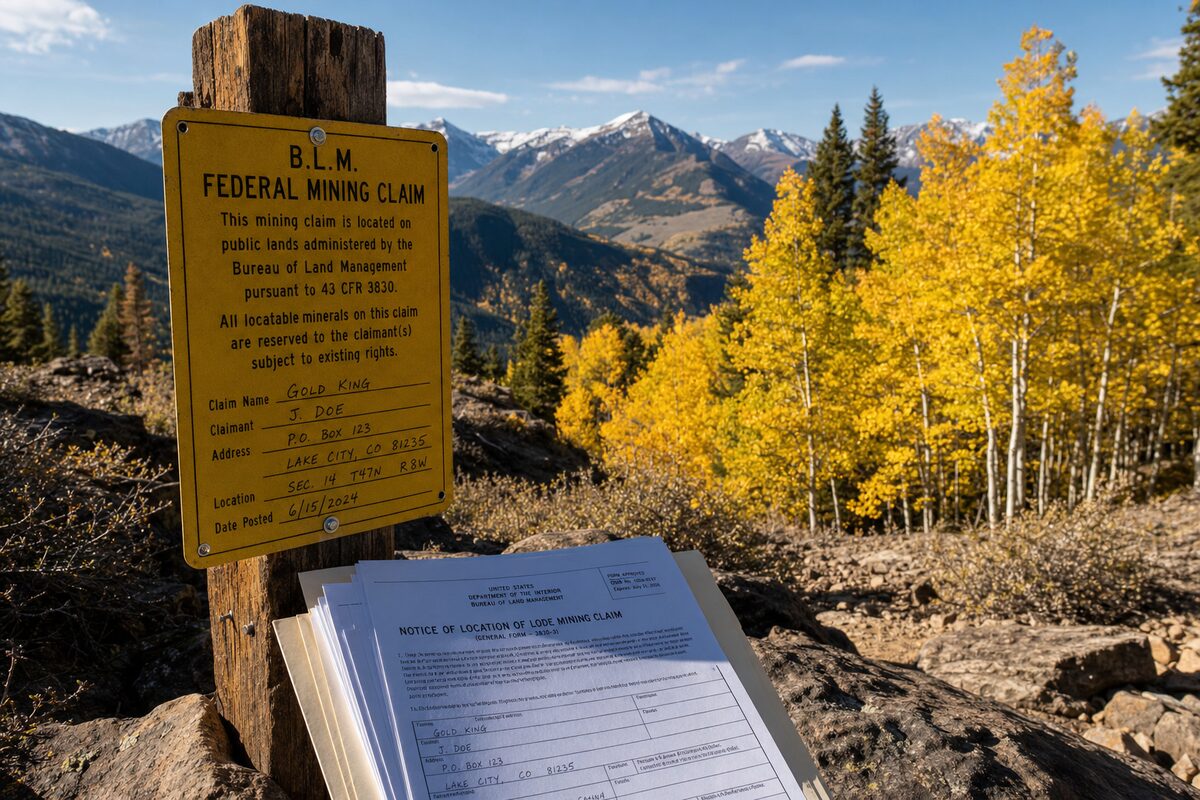 How to File a Mining Claim with the BLM: Step by Step